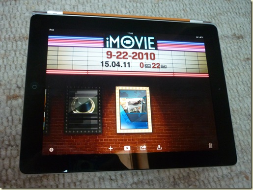 iMovie iPad 2